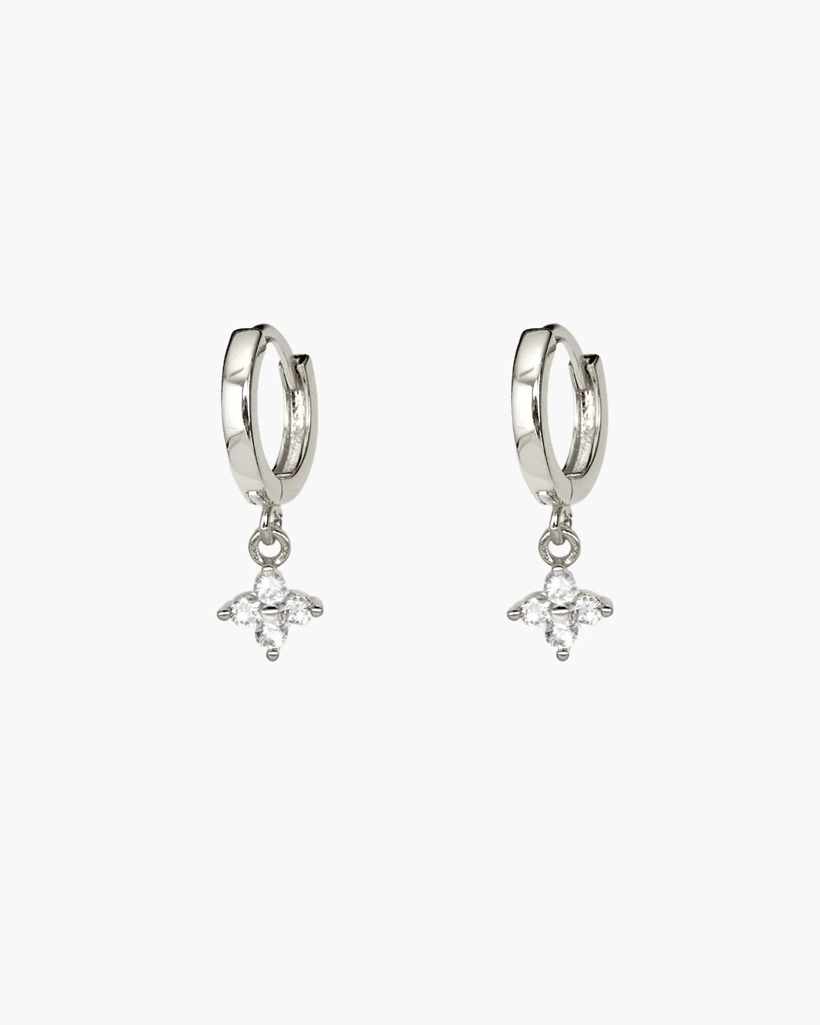 Clover Mini Hoop Earrings - Image 4