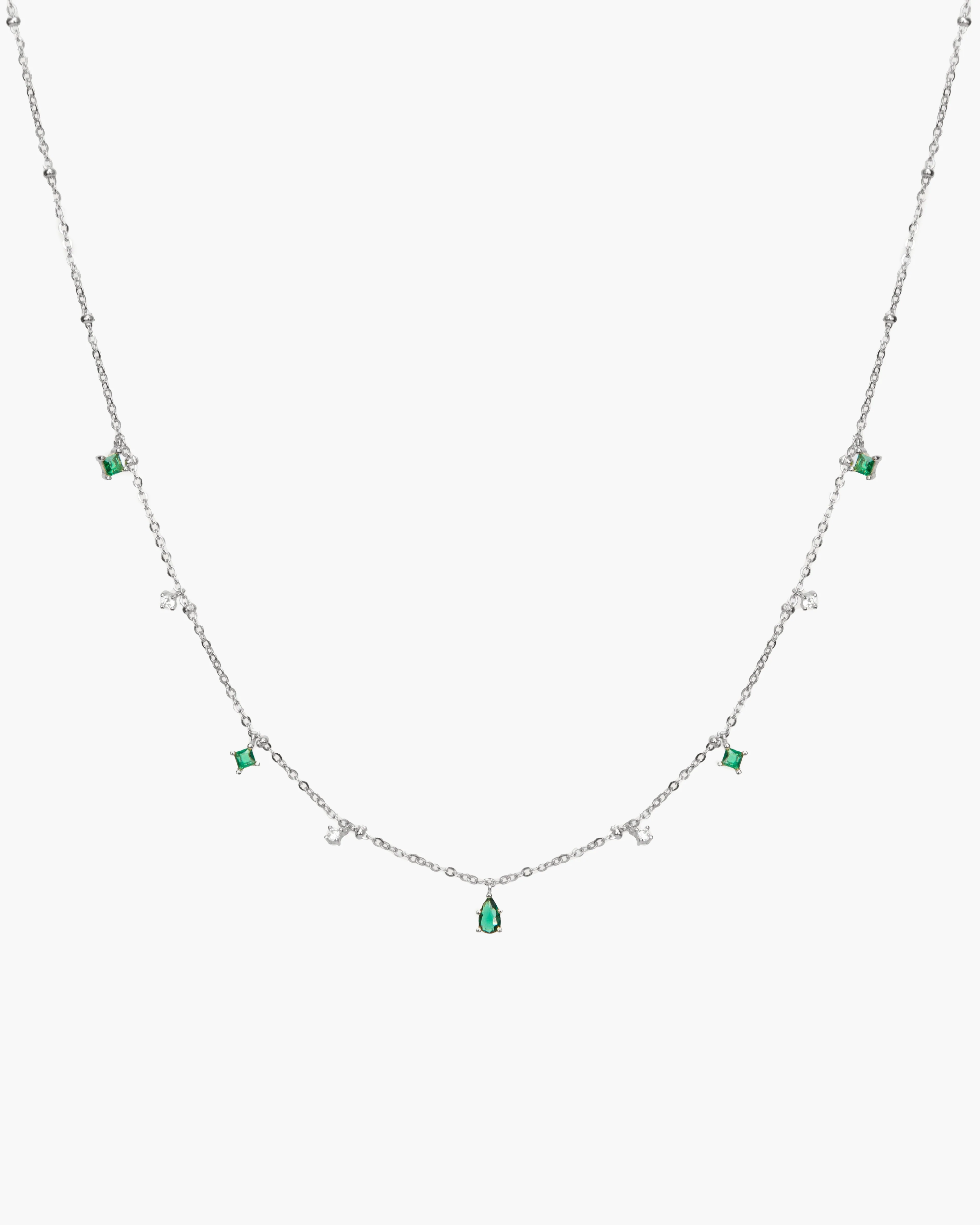 Elysee Necklace in Emerald Green - Image 7