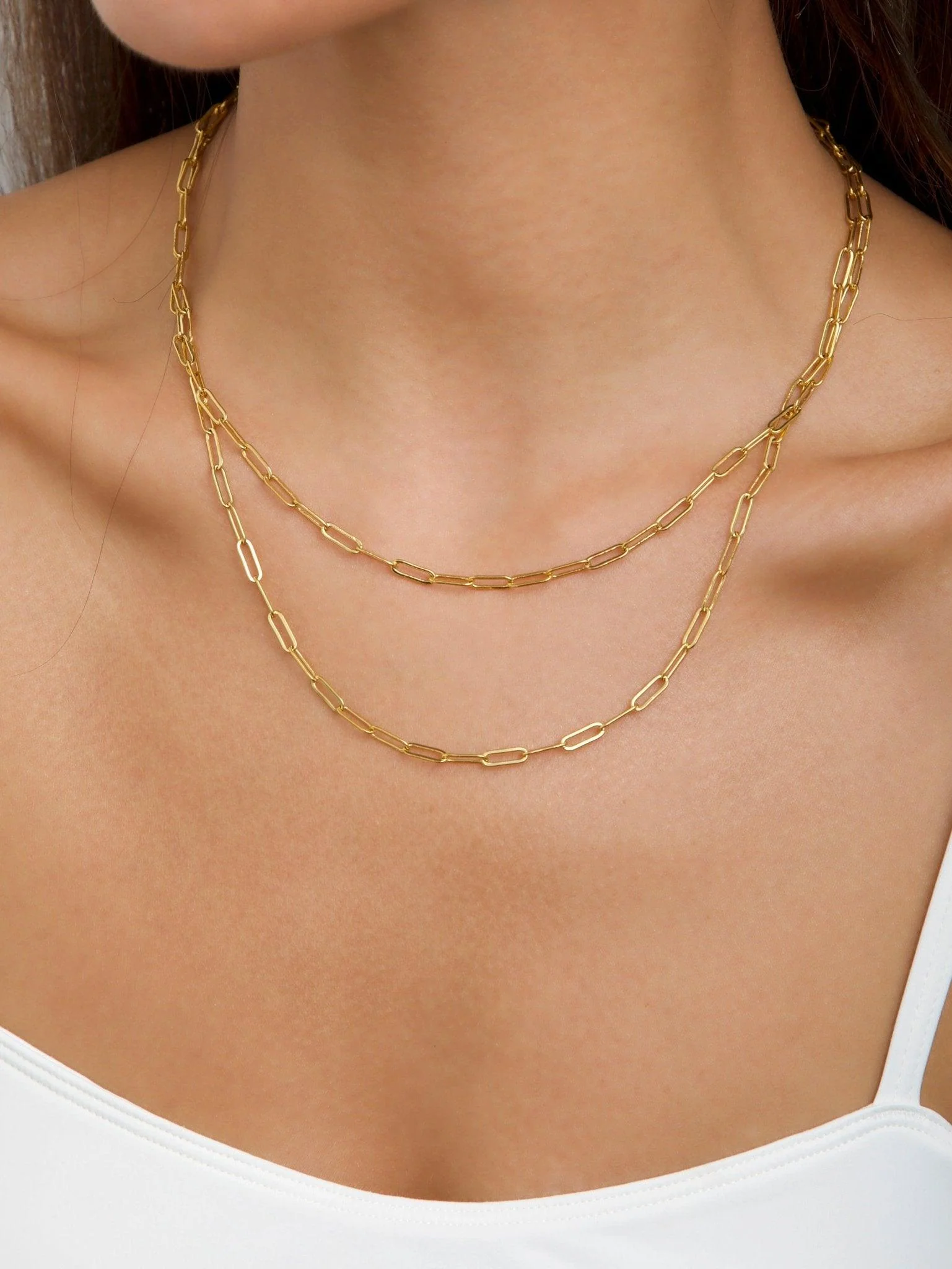 Layered Link Necklace - Image 3