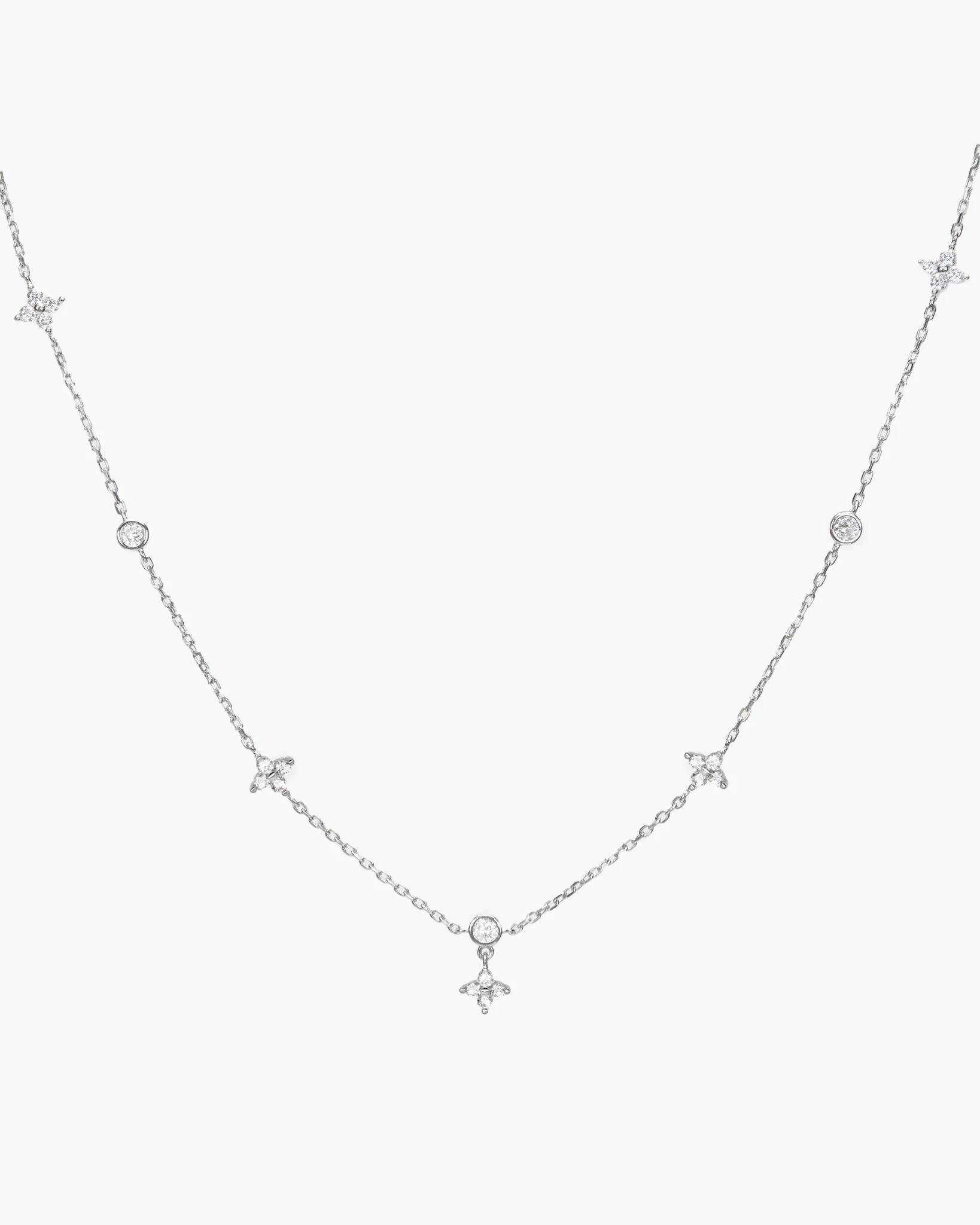 Lucky Clover Necklace in Gold - Image 4