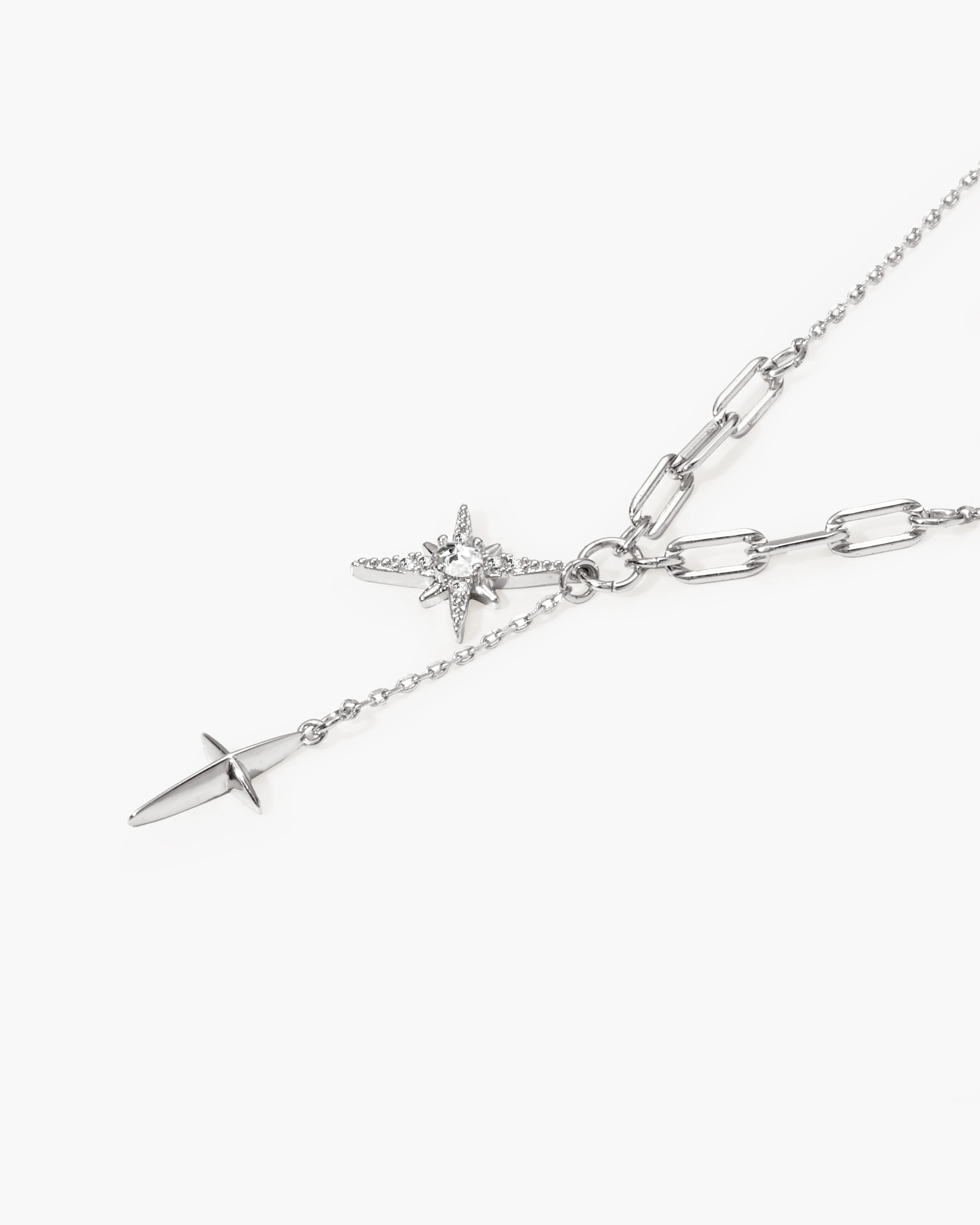 Melissa Silver Star Necklace - Image 3