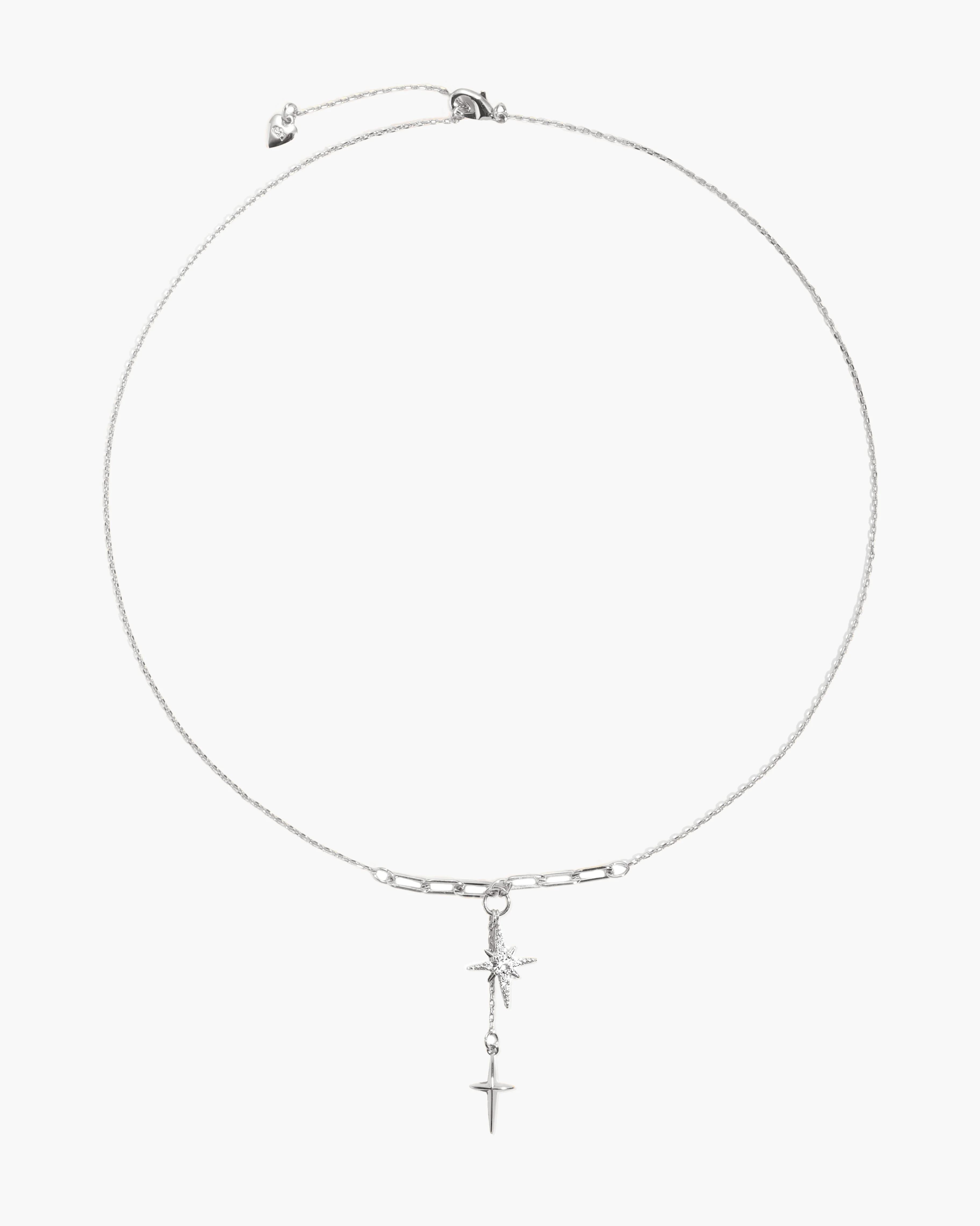Melissa Silver Star Necklace - Image 4